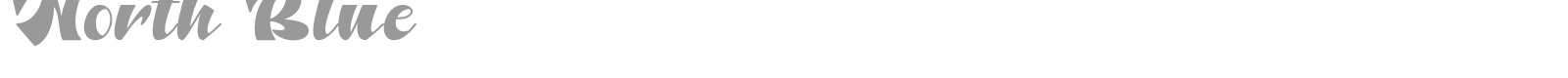 North Blue font preview